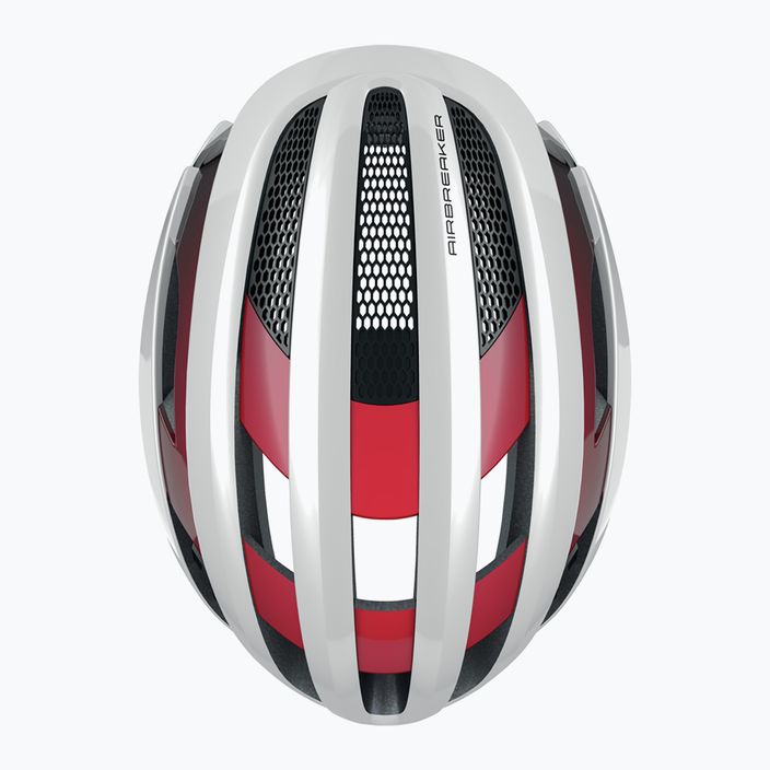 Kask rowerowy ABUS AirBreaker white/red 9