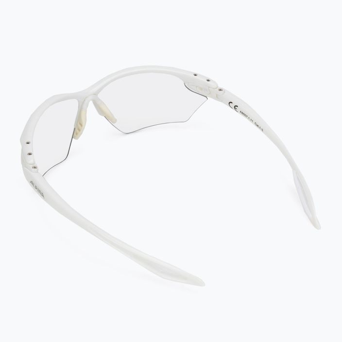 Okulary przeciwsłoneczne Alpina Twist Four V S white/black 2