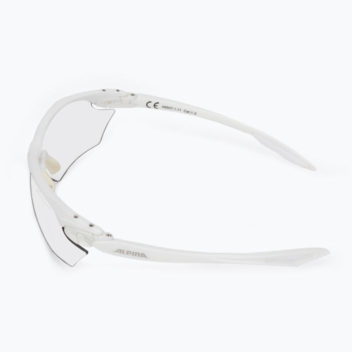 Okulary przeciwsłoneczne Alpina Twist Four V S white/black 4
