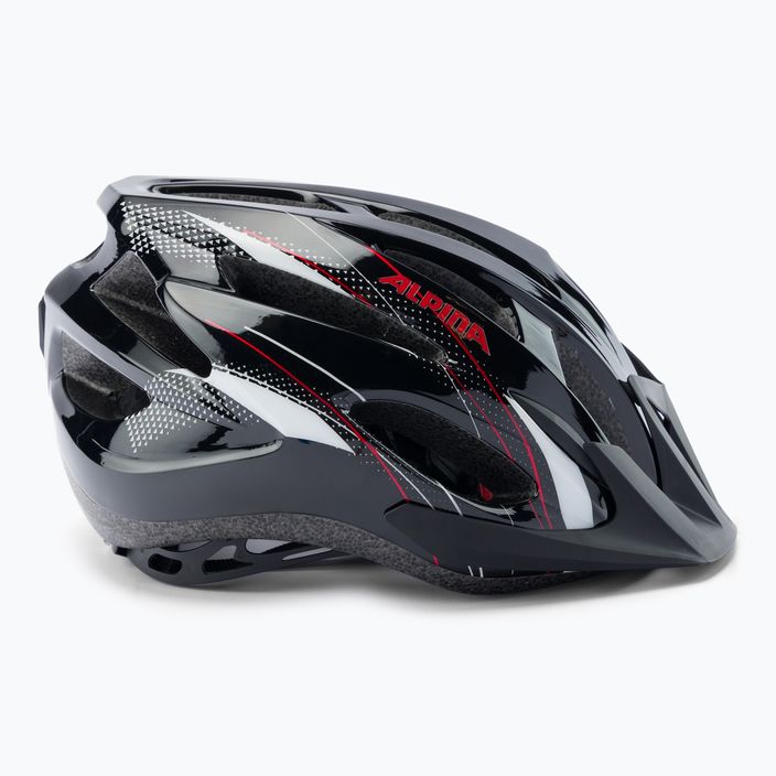 Kask rowerowy Alpina MTB 17 black/white/red 3