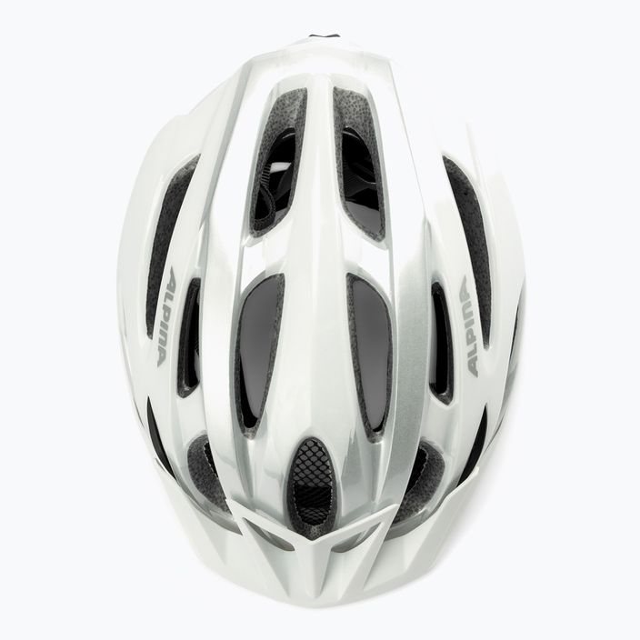 Kask rowerowy Alpina MTB 17 white/silver 6