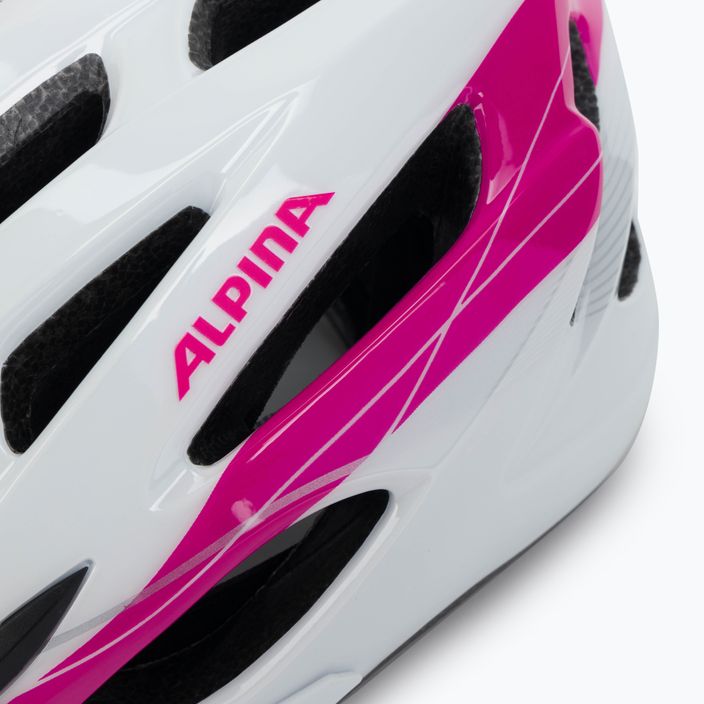 Kask rowerowy Alpina MTB 17 white/pink 7