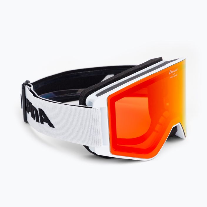 Gogle narciarskie Alpina Narkoja Q-Lite white/orange