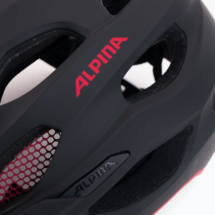 Kask rowerowy Alpina Carapax 2.0 black/red matte 7