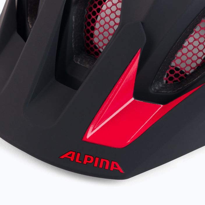 Kask rowerowy Alpina Carapax 2.0 black/red matte 8