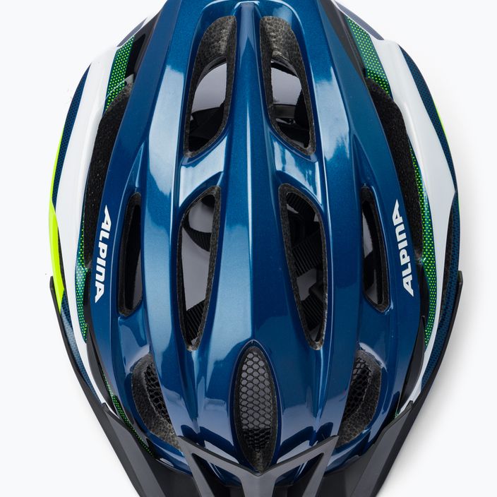 Kask rowerowy Alpina MTB 17 dark blue/neon 6