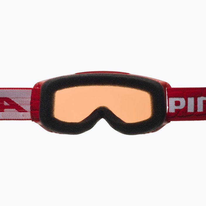 Gogle narciarskie dziecięce Alpina Piney red matt/orange 8