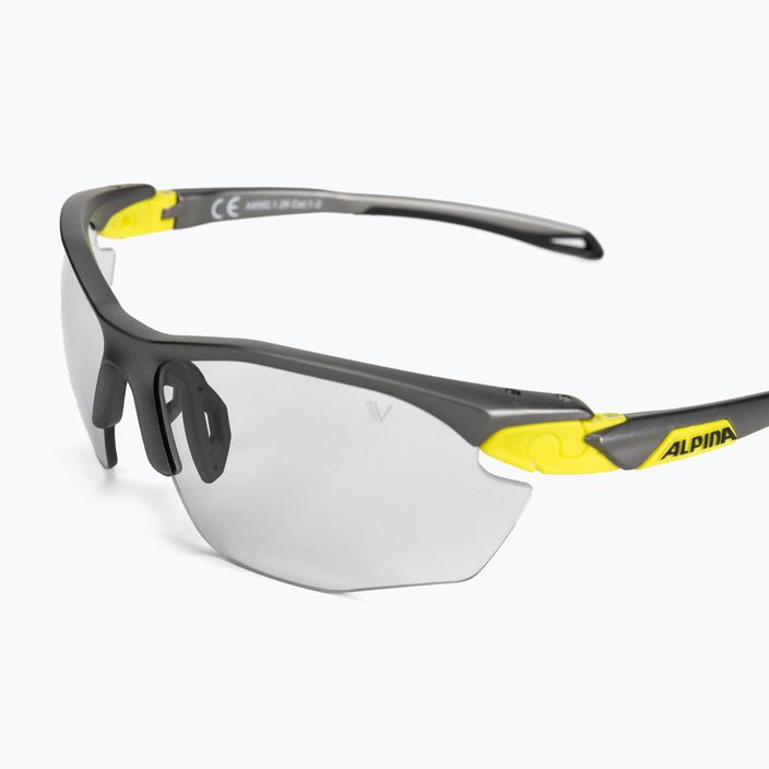 Okulary przeciwsłoneczne Alpina Twist Five Hr V tin matt neon yellow/black 5