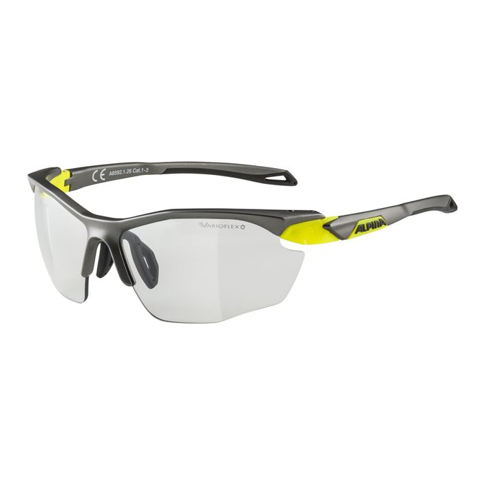 Okulary przeciwsłoneczne Alpina Twist Five Hr V tin matt neon yellow/black 6