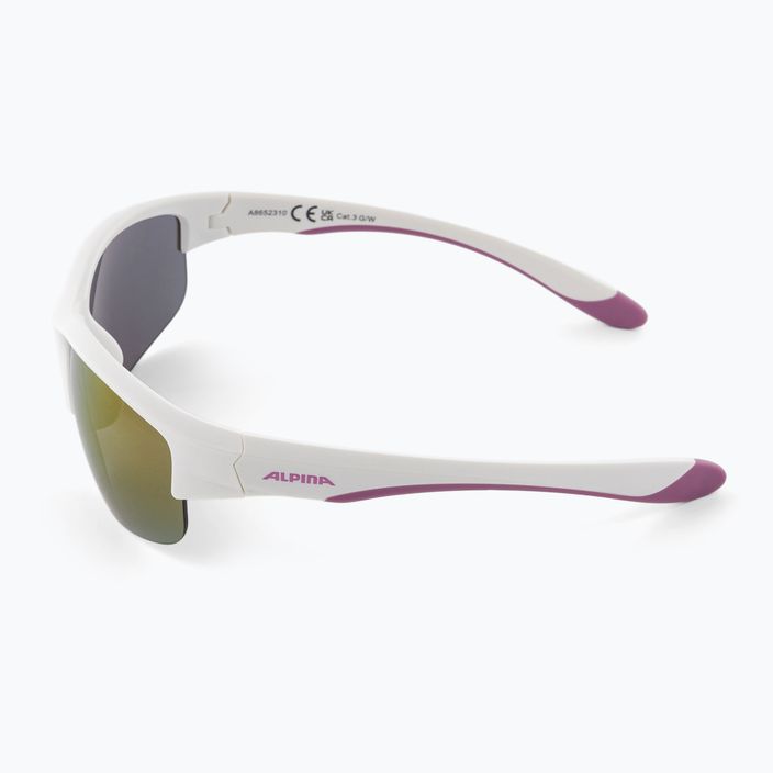 Okulary przeciwsłoneczne dziecięce Alpina Junior Flexxy Youth HR white purple matt/pink mirror 4
