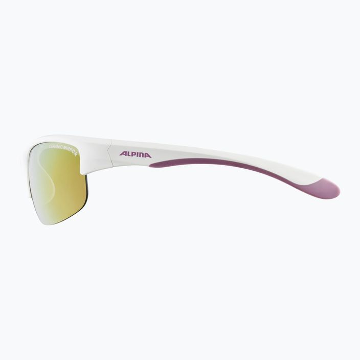 Okulary przeciwsłoneczne dziecięce Alpina Junior Flexxy Youth HR white purple matt/pink mirror 5