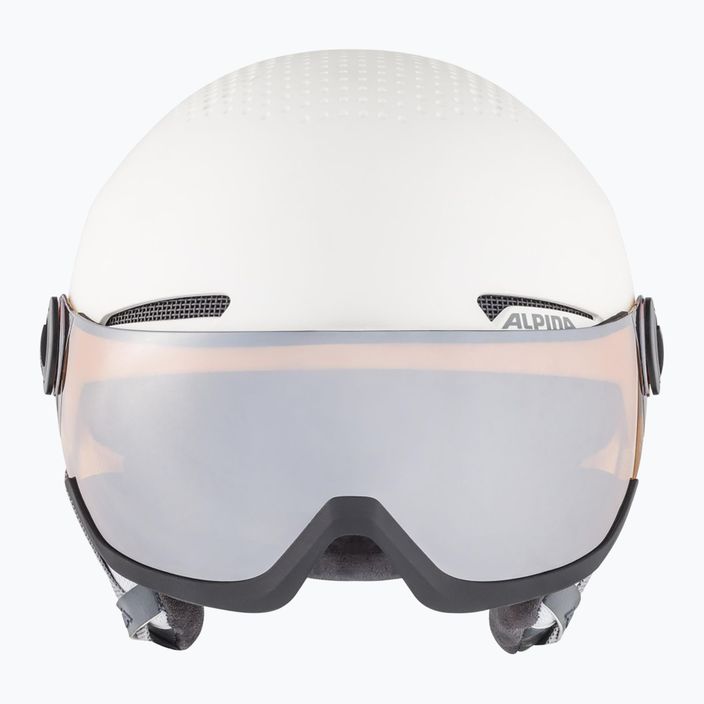 Kask narciarski Alpina Arber Visor Q Lite white matt 10