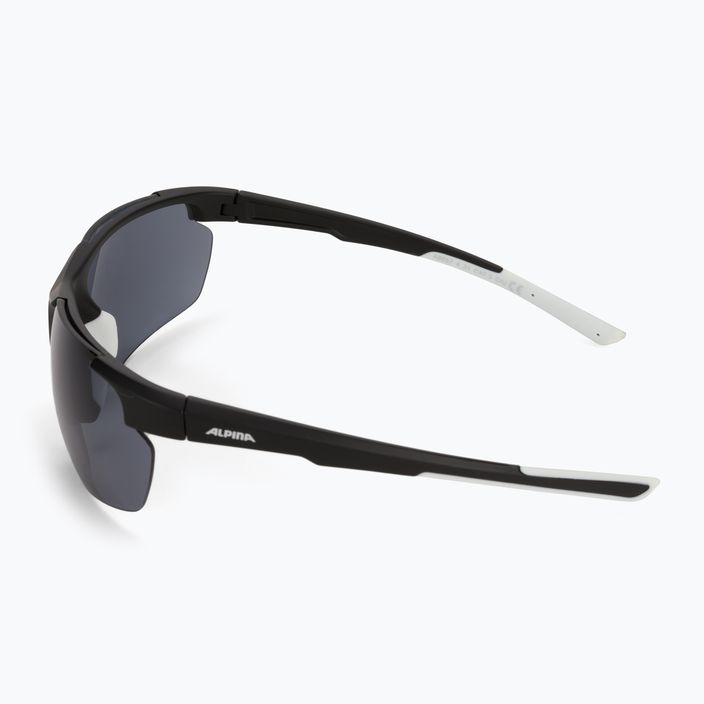 Okulary przeciwsłoneczne Alpina Defey HR black matt/white/black 4