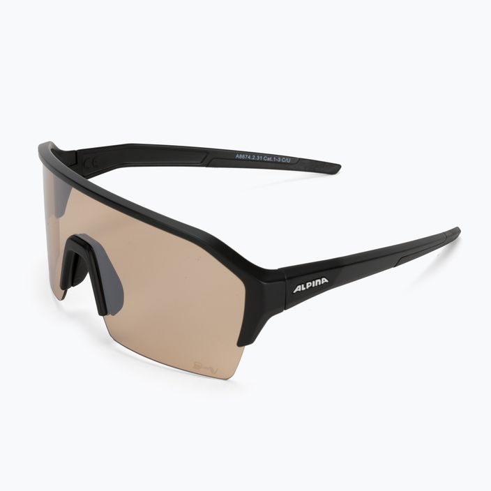 Okulary przeciwsłoneczne Alpina Ram Hr Q-Lite V black matt/silver mirror 5