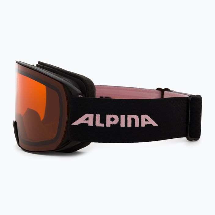 Gogle narciarskie Alpina Nakiska black/rose matt/orange 4