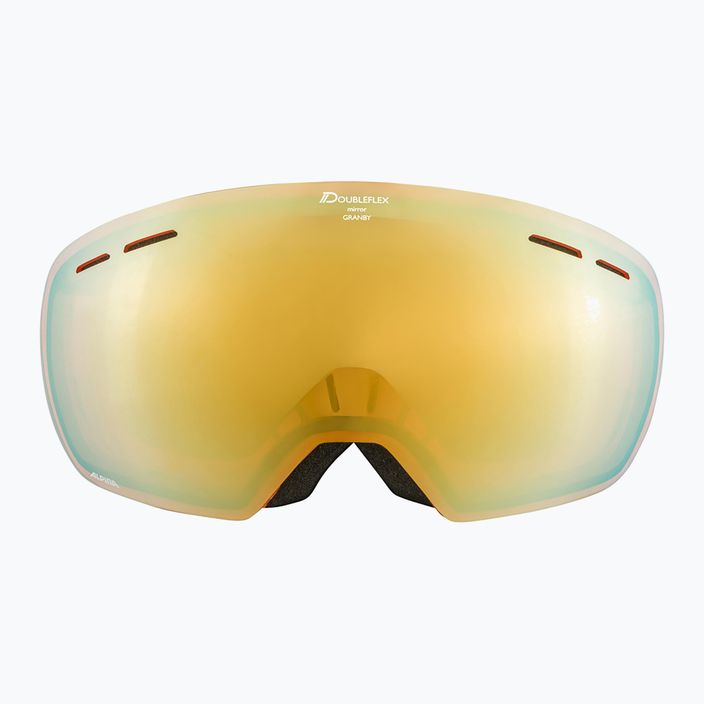 Gogle narciarskie Alpina Granby Q-Lite black/pumpkin matt/gold sph 7