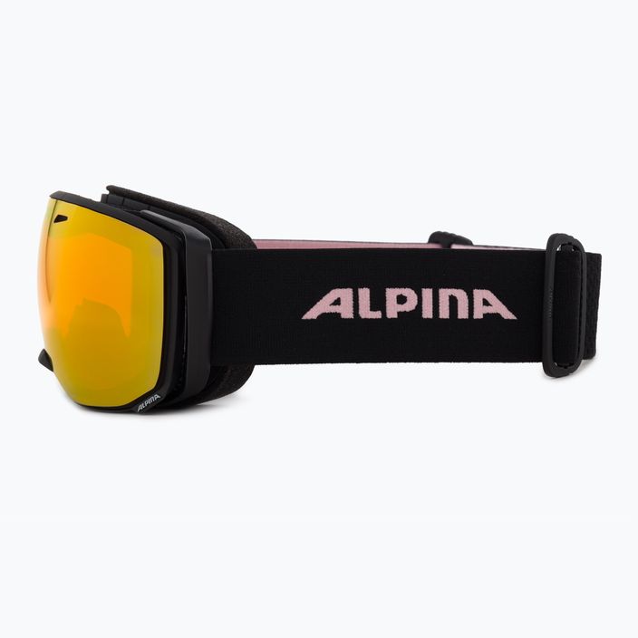 Gogle narciarskie Alpina Estetica Q-Lite black/rose matt/rainbow sph 4