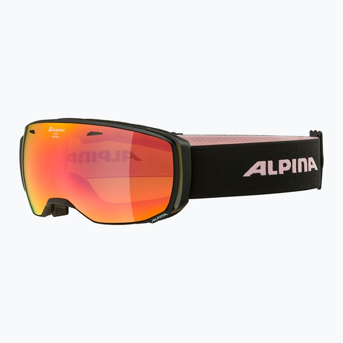 Gogle narciarskie Alpina Estetica Q-Lite black/rose matt/rainbow sph 6