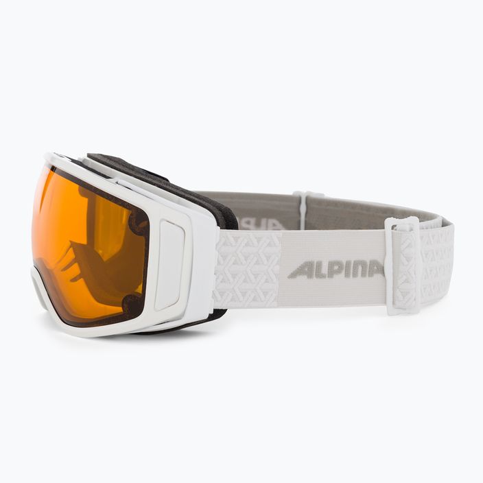 Gogle narciarskie Alpina Double Jack Mag Q-Lite white gloss/mirror black 4