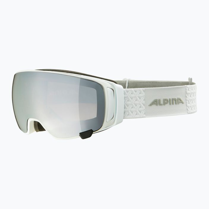 Gogle narciarskie Alpina Double Jack Mag Q-Lite white gloss/mirror black 7