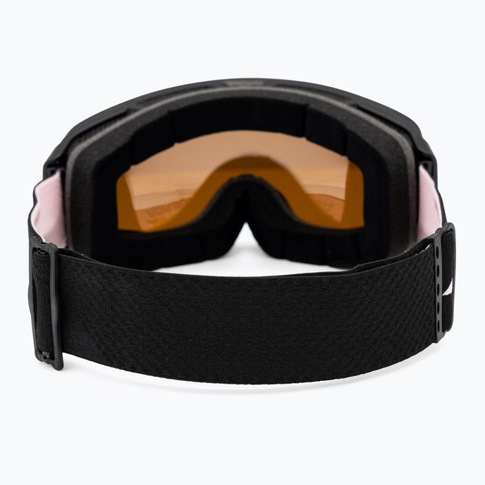 Gogle narciarskie Alpina Double Jack Mag Q-Lite black/rose matt/mirror black 3