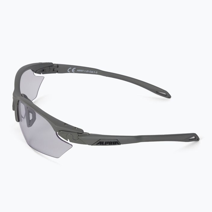 Okulary przeciwsłoneczne Alpina Twist Five Hr S V moon grey matt/black 4