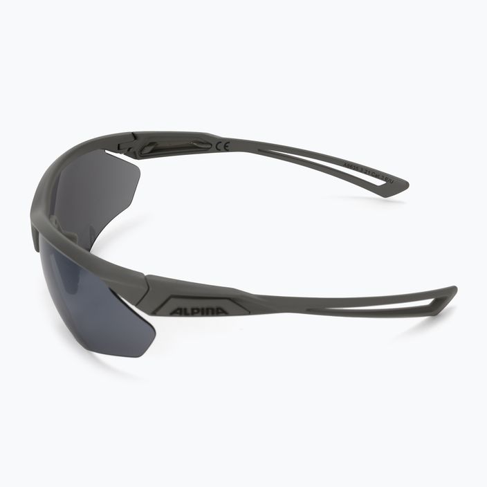 Okulary przeciwsłoneczne Alpina Defey HR moon-grey matt/black mirror 4