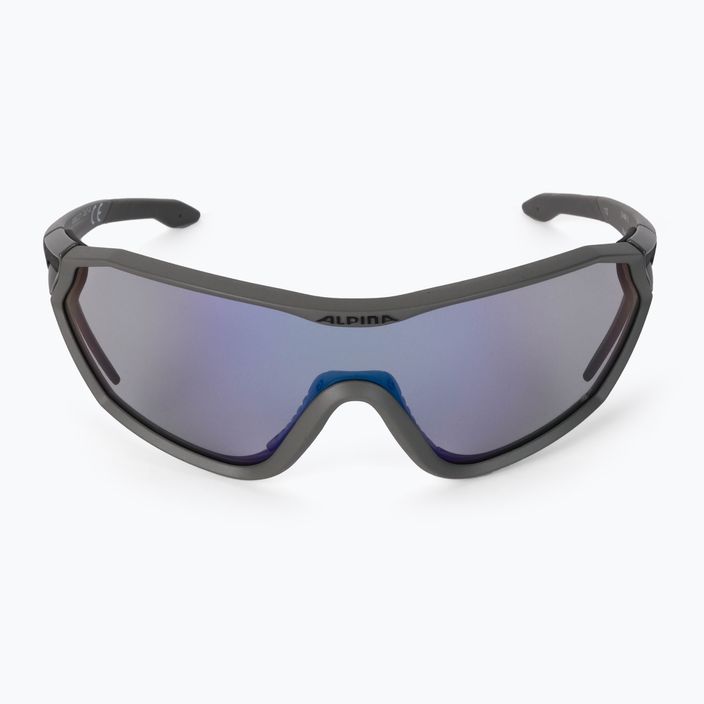 Okulary przeciwsłoneczne Alpina S-Way VM moon-grey matt/blue mirror 3