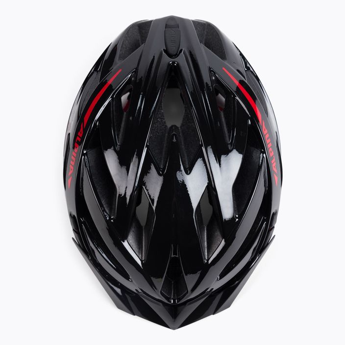 Kask rowerowy Alpina Panoma 2.0 black/red gloss 6