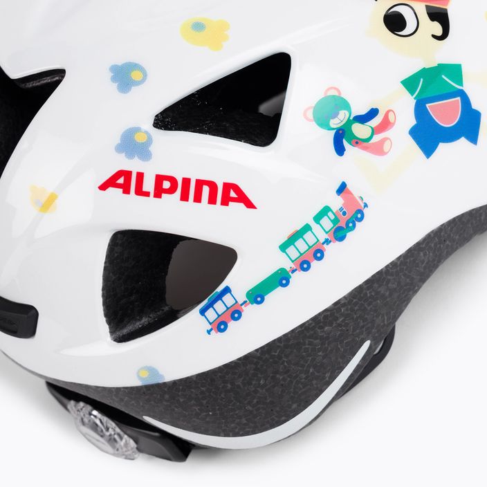 Kask rowerowy dziecięcy Alpina Ximo white bear gloss 7