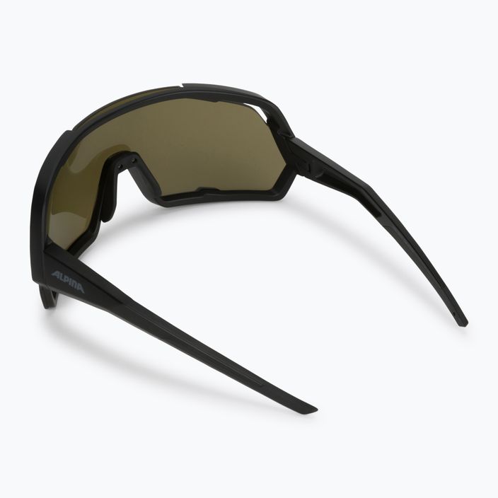 Okulary przeciwsłoneczne Alpina Rocket Q-Lite black matt/silver mirror 2