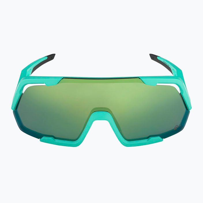 Okulary przeciwsłoneczne Alpina Rocket Q-Lite turquoise matt/green mirror 2