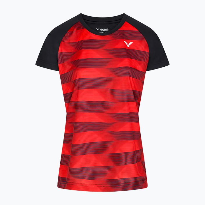 Koszulka tenisowa damska VICTOR T-34102 CD red/black 4
