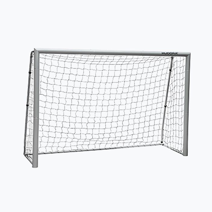 Bramka do piłki nożnej Hudora Soccer Goal Expert 240 x 160 cm szara 3088