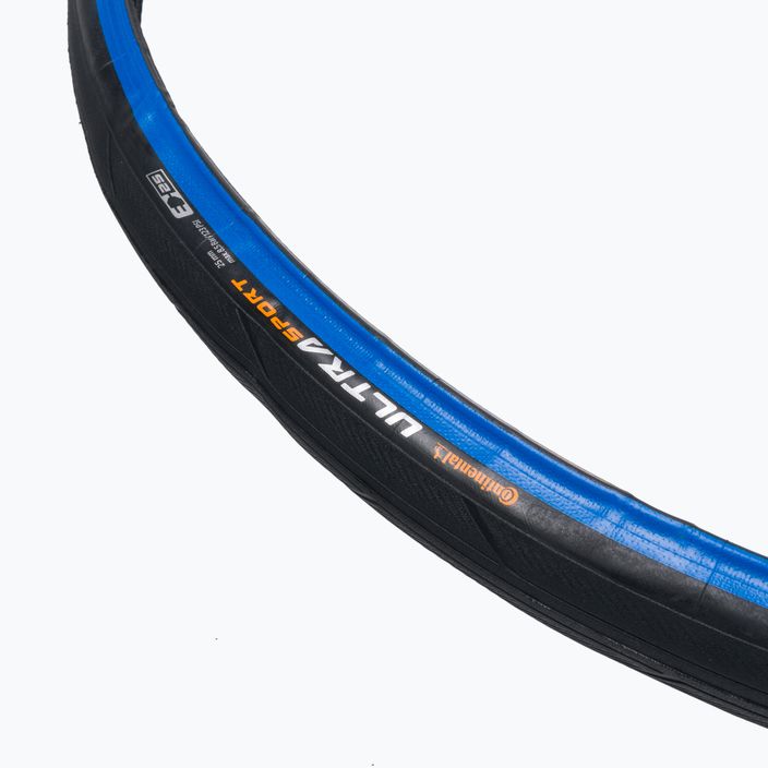 Opona rowerowa Continental Ultra Sport III 700 x 25C black/blue 3