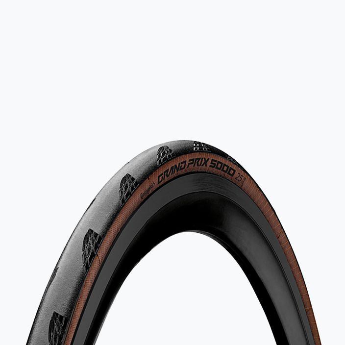 Opona rowerowa Continental Grand Prix 5000 fold czarna/transparentna 3