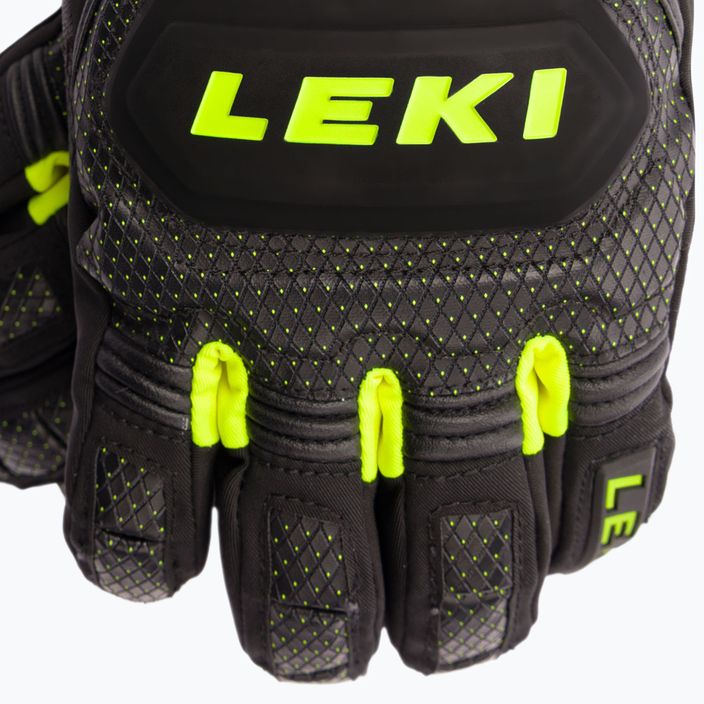 Rękawice narciarskie męskie LEKI Worldcup Race Coach Flex S Gtx czarne 649805301 4