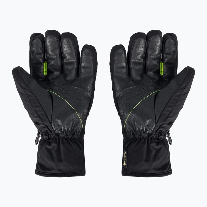 Rękawice narciarskie LEKI Spox GTX czarno-zielone 650808303080 3