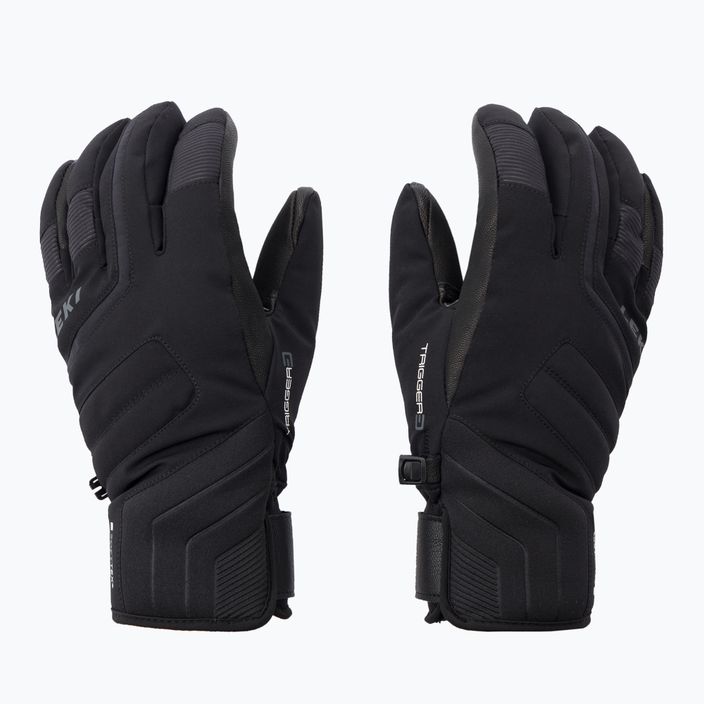 Rękawice narciarskie męskie LEKI Falcon 3D czarne 650803301 3