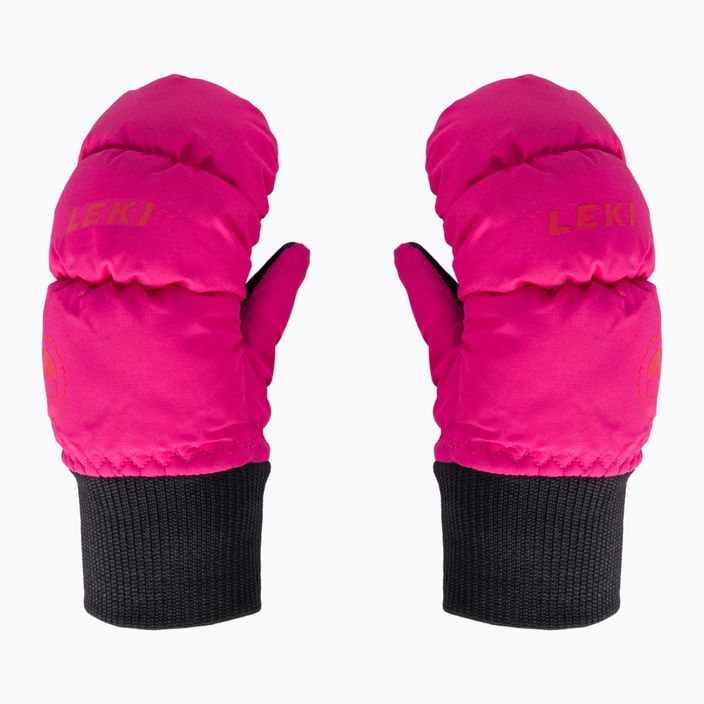 Rękawice narciarskie dziecięce LEKI Little Eskimo Mitt Short różowe 650802403030 2