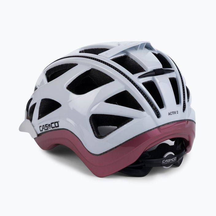 Kask rowerowy CASCO Activ 2 white/english rose 4
