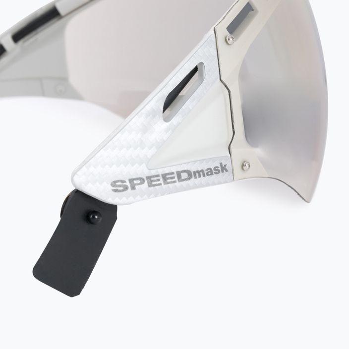 Szyba do kasku rowerowego CASCO Speed Carbonic clear/silver mirror 2