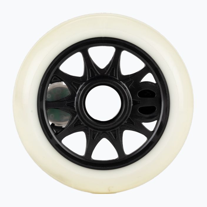 Kółko do rolek Powerslide Graphix LED Wheel 100 Left 100 mm/85A white/black 2