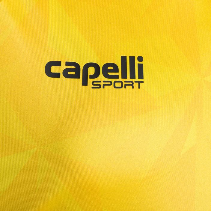 Koszulka piłkarska męska Capelli Pitch Star Goalkeeper team yellow/black 3