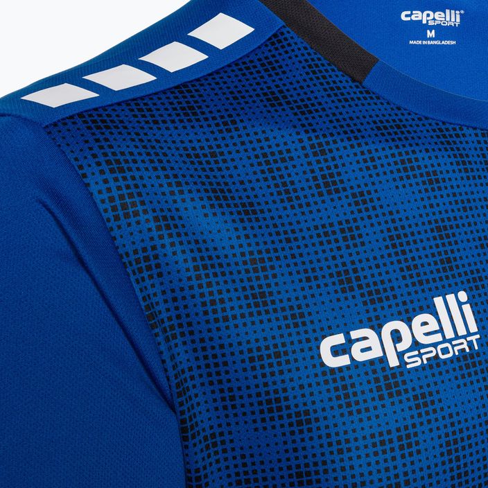 Koszulka piłkarska męska Capelli Cs III Block royal blue/black 3