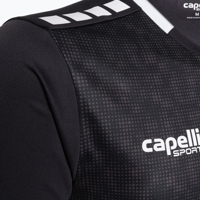 Koszulka piłkarska męska Capelli Cs III Block black/white 3