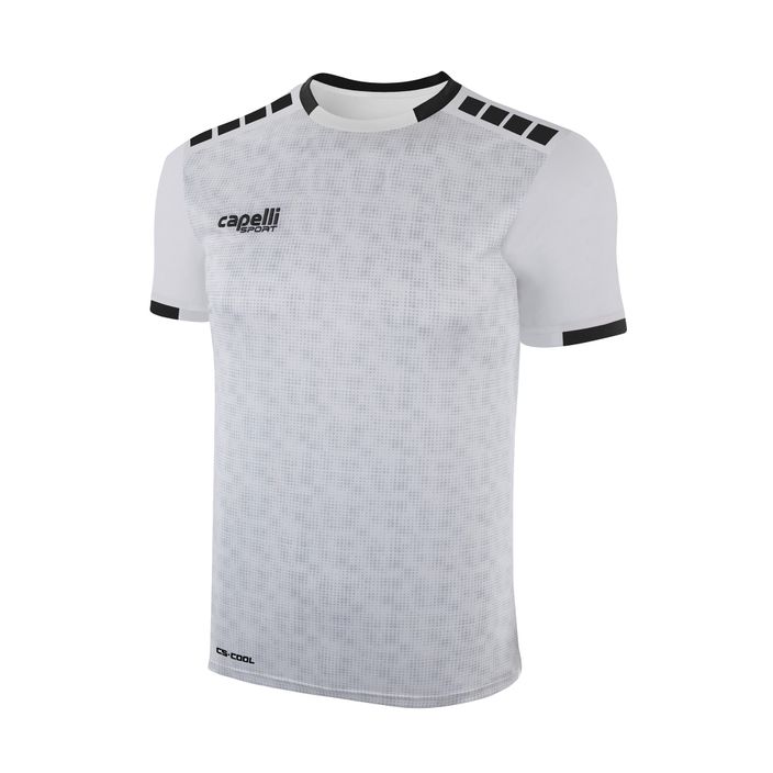 Koszulka piłkarska męska Capelli Cs III Block white/black 2