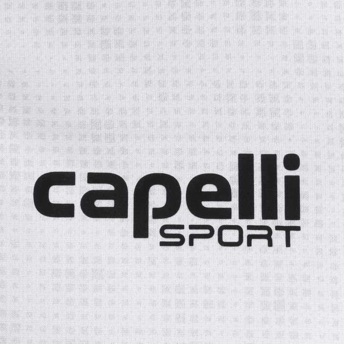 Koszulka piłkarska dziecięca Capelli Cs III Block Youth white/black 3