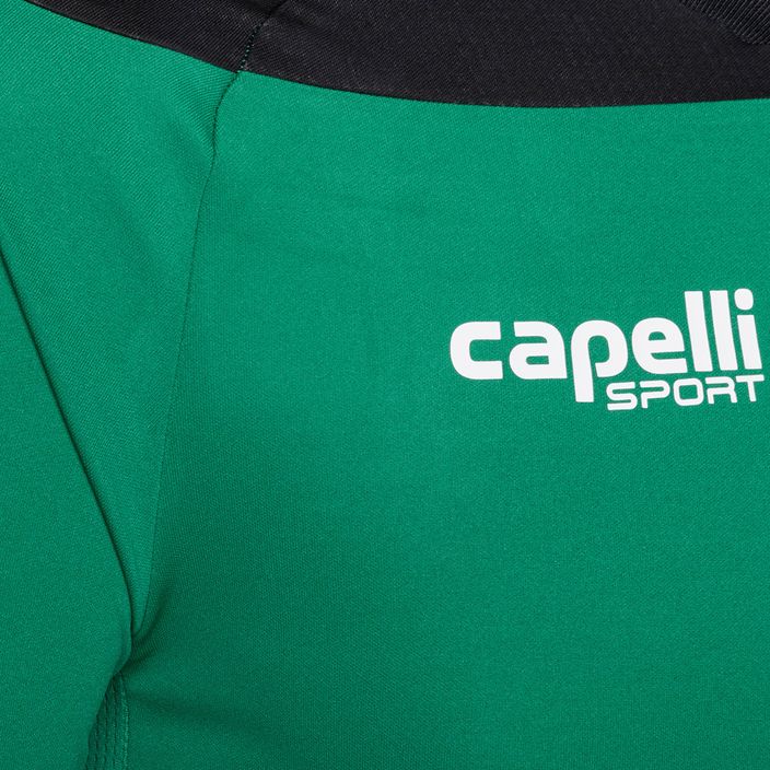 Koszulka piłkarska męska Capelli Tribeca Adult Training green/black 3