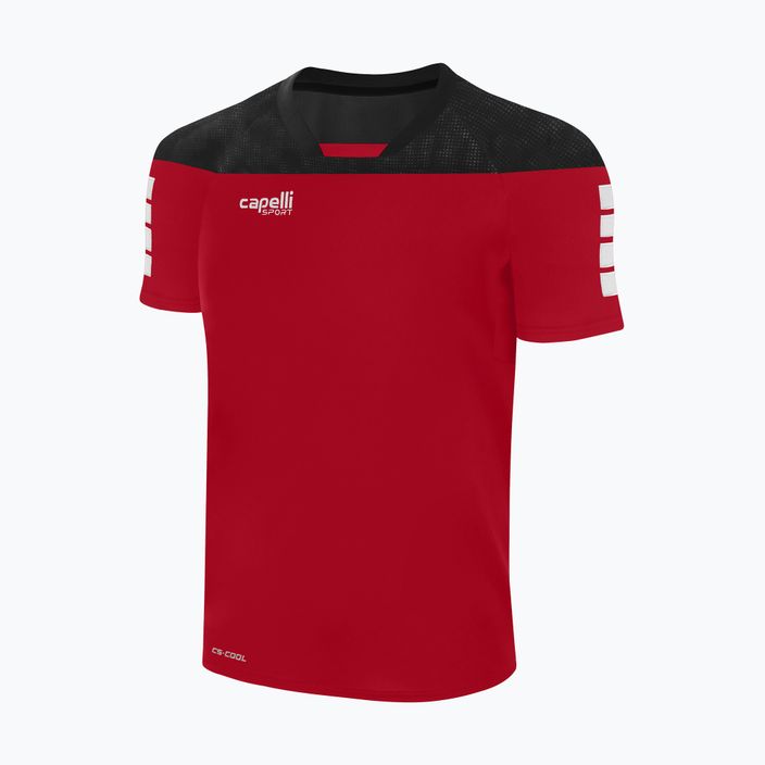Koszulka piłkarska męska Capelli Tribeca Adult Training red/black 4